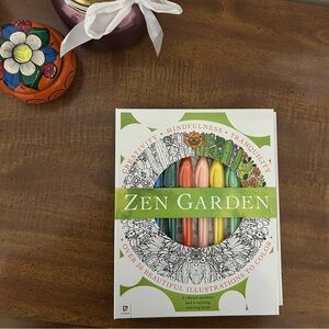 Zen Garden Coloring Book with Markers